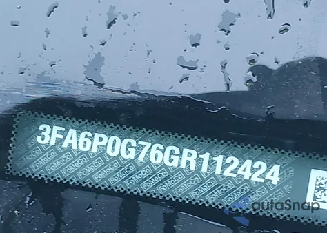 2016 Ford Fusion S from USA, damaged, VIN 3FA6P0G76GR112424